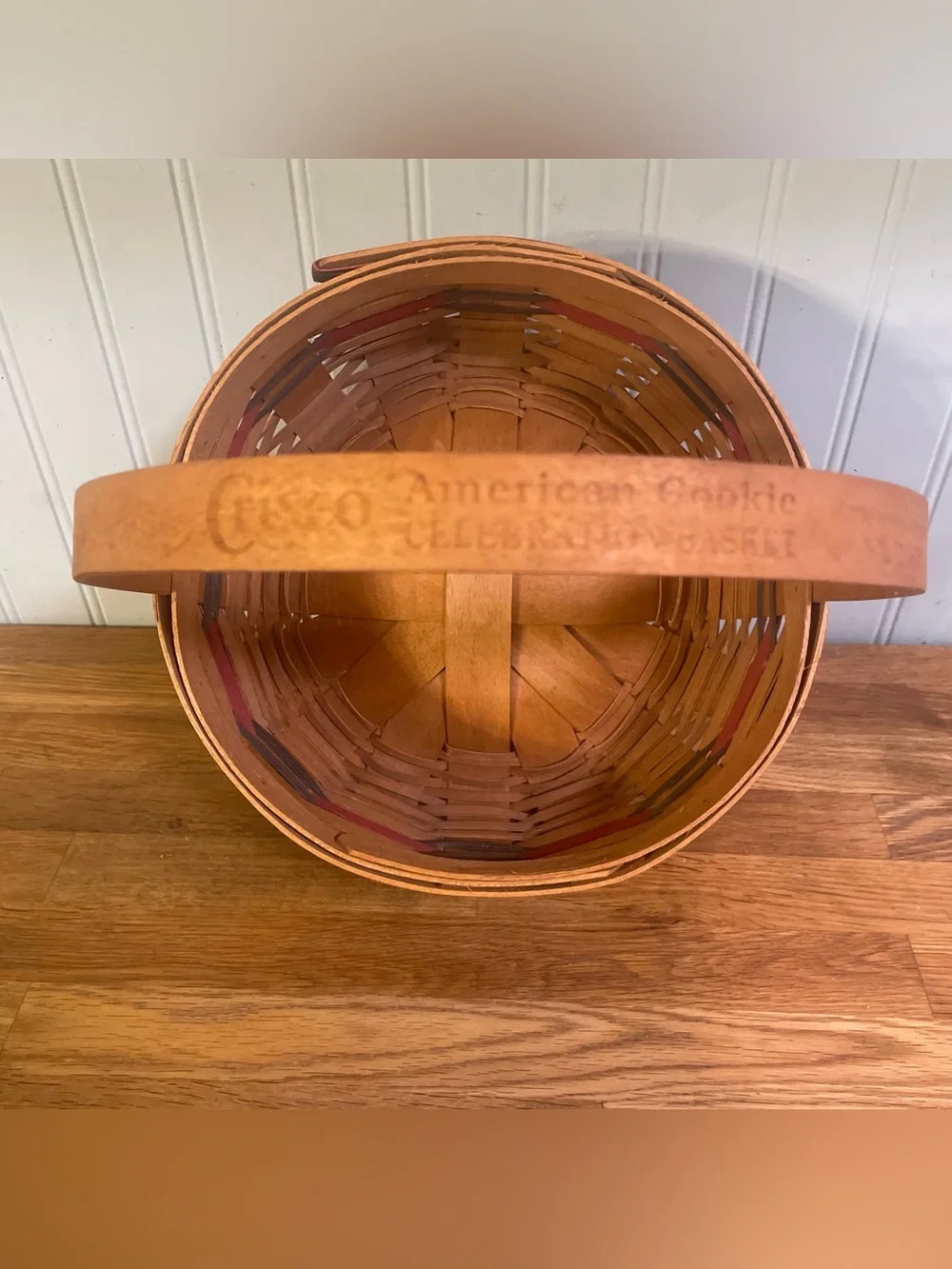 Vintage Longaberger 1992 Crisco American Cookie Celebration Basket